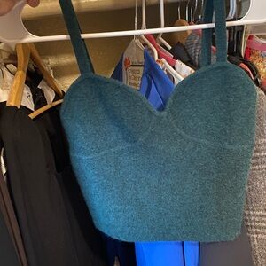 Aritzia Women's Sicily Aventurine Green Sweater Tank